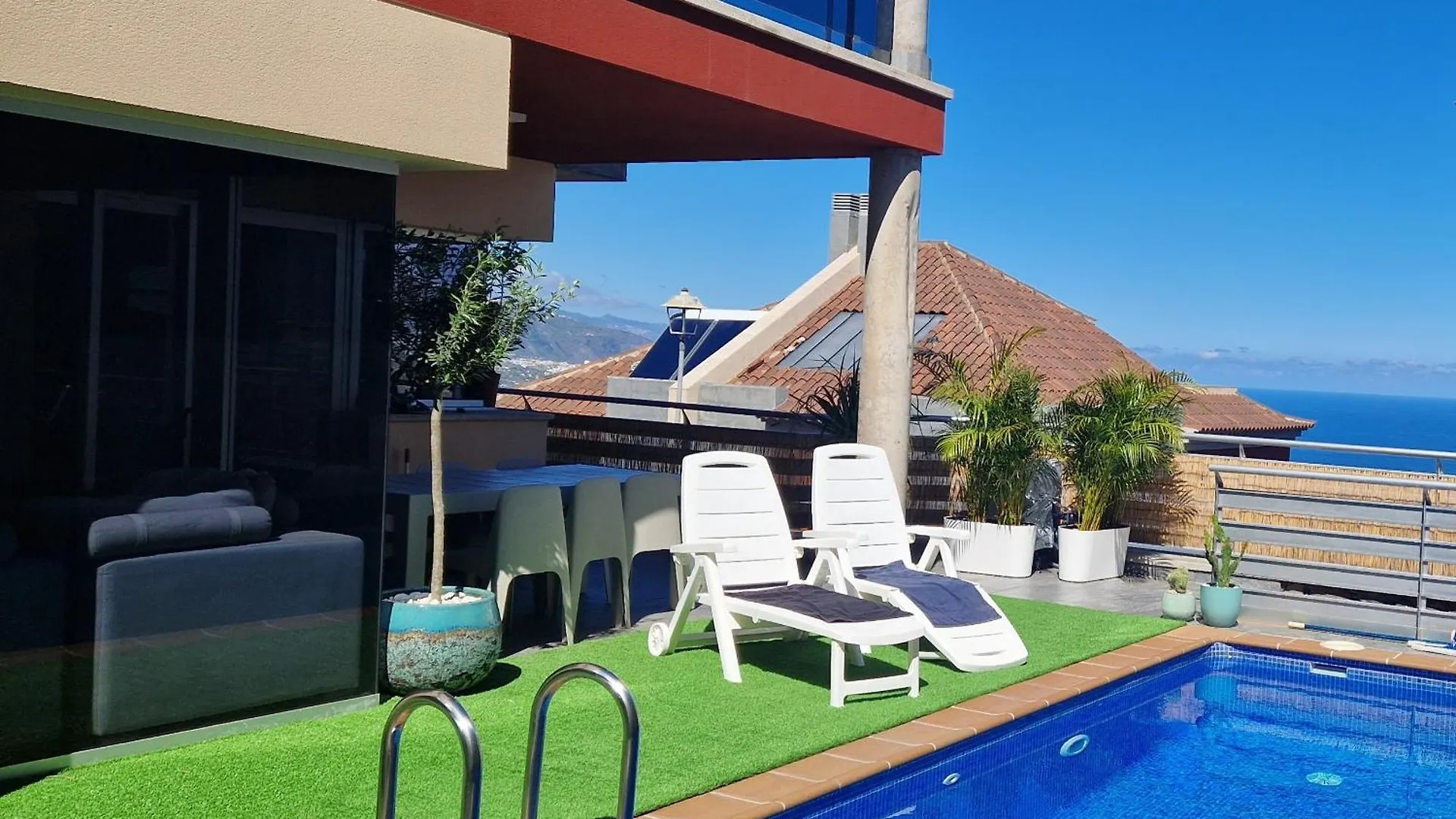 Villa Atlantic Blue - Piscina Privada Climatizada Y Vistas Al Mar Santa Úrsula 0*,